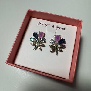Betsy Johnson Dragonfly Earrings